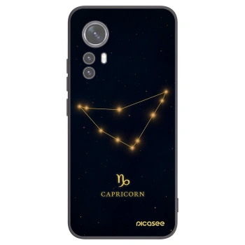 Picasee silikonowe czarne etui na Xiaomi 12X - CAPRICORN