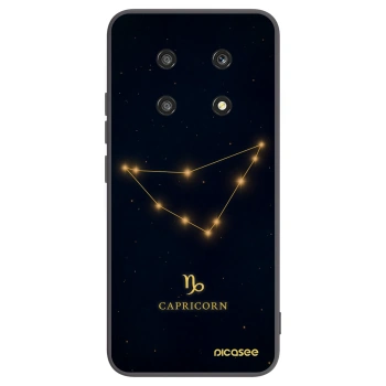 Picasee silikonowe czarne etui na Honor Magic4 Lite 5G - CAPRICORN