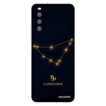 Picasee silikonowe przeźroczyste etui na Sony Xperia 10 IV 5G - CAPRICORN
