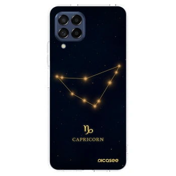 Picasee silikonowe przeźroczyste etui na Samsung Galaxy M53 5G - CAPRICORN