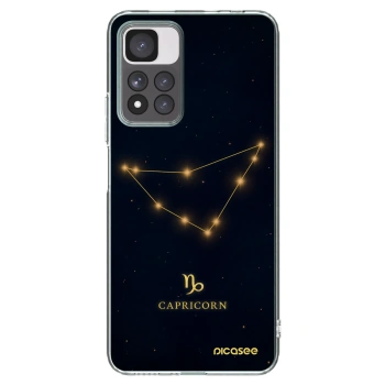 Picasee silikonowe przeźroczyste etui na Xiaomi Redmi Note 11 Pro+ 5G - CAPRICORN