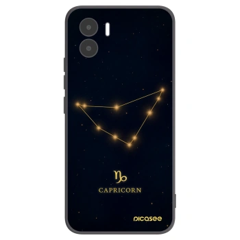 Picasee silikonowe czarne etui na Xiaomi Redmi A1 - CAPRICORN