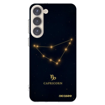 Picasee silikonowe przeźroczyste etui na Samsung Galaxy S23+ 5G - CAPRICORN