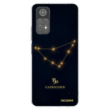 Picasee silikonowe przeźroczyste etui na Xiaomi Redmi Note 11S 5G - CAPRICORN
