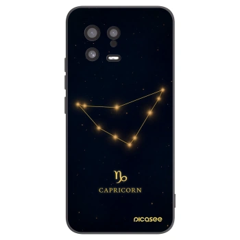 Picasee silikonowe czarne etui na Xiaomi 13 - CAPRICORN