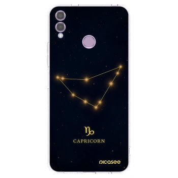 Picasee silikonowe przeźroczyste etui na Honor 8X - CAPRICORN
