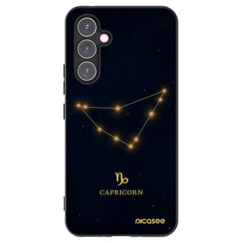 Picasee silikonowe czarne etui na Samsung Galaxy A54 5G A546B - CAPRICORN