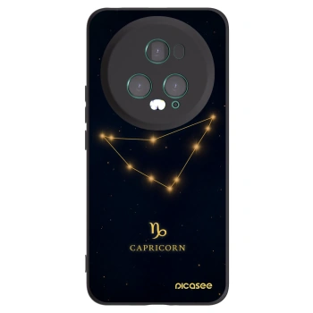 Picasee silikonowe czarne etui na Honor Magic5 Pro - CAPRICORN