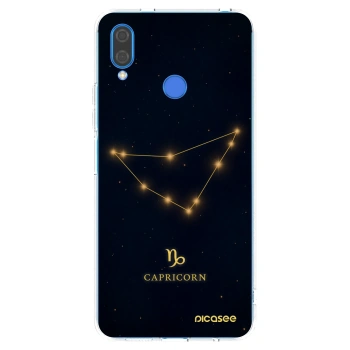 Picasee silikonowe przeźroczyste etui na Huawei Nova 3 - CAPRICORN