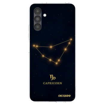 Picasee silikonowe przeźroczyste etui na Samsung Galaxy A04s A047F - CAPRICORN