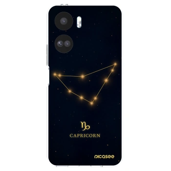 Picasee silikonowe przeźroczyste etui na Honor 90 Lite 5G - CAPRICORN