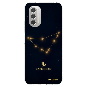 Picasee silikonowe przeźroczyste etui na Motorola Moto G51 - CAPRICORN