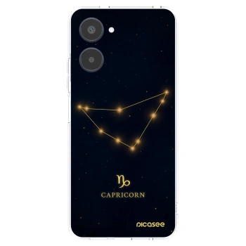 Picasee silikonowe przeźroczyste etui na Realme 10 4G - CAPRICORN