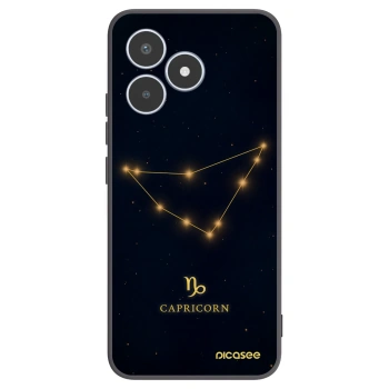 Picasee silikonowe czarne etui na Realme C53 - CAPRICORN
