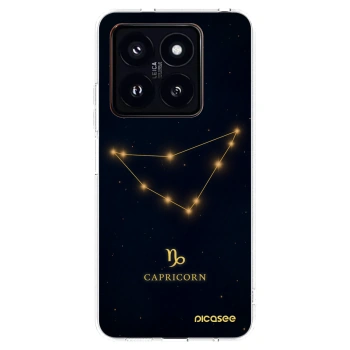 Picasee silikonowe przeźroczyste etui na Xiaomi 14 Pro - CAPRICORN