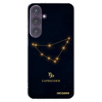 Picasee silikonowe przeźroczyste etui na Samsung Galaxy S24+ S926B 5G - CAPRICORN