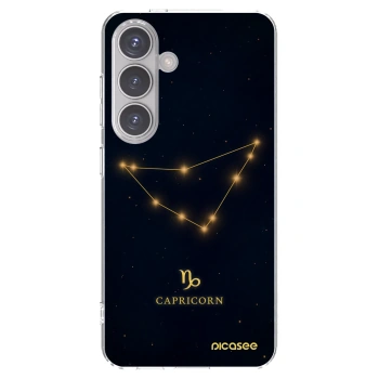Picasee silikonowe przeźroczyste etui na Samsung Galaxy S24 S921B 5G - CAPRICORN