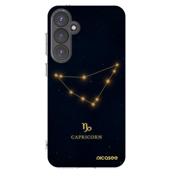 Picasee silikonowe przeźroczyste etui na Samsung Galaxy S23 FE S711B - CAPRICORN