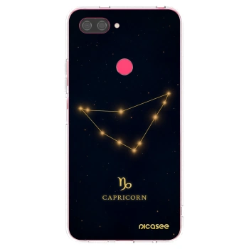 Picasee silikonowe przeźroczyste etui na Xiaomi Mi 8 Lite - CAPRICORN