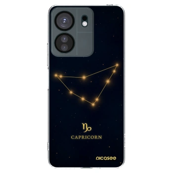Picasee silikonowe przeźroczyste etui na Xiaomi Redmi 13C 4G - CAPRICORN