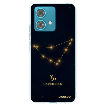Picasee silikonowe przeźroczyste etui na Motorola Edge 40 Neo - CAPRICORN