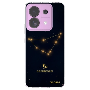 Picasee silikonowe przeźroczyste etui na Xiaomi Redmi Note 13 Pro 5G - CAPRICORN