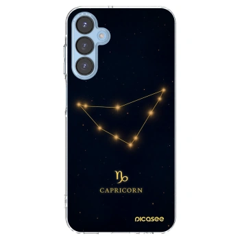 Picasee silikonowe przeźroczyste etui na Samsung Galaxy A15 A156B 5G - CAPRICORN