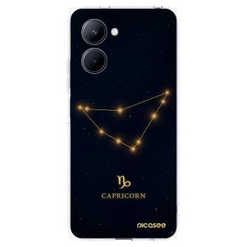 Picasee silikonowe przeźroczyste etui na Realme C33 (2023) - CAPRICORN