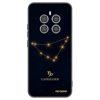 Picasee silikonowe czarne etui na Realme 12 Pro 5G - CAPRICORN