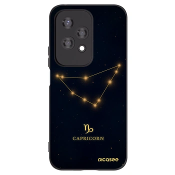 Picasee silikonowe czarne etui na Honor 200 Lite - CAPRICORN