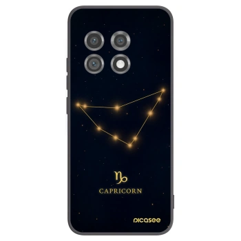 Picasee silikonowe czarne etui na OnePlus 11 5G - CAPRICORN