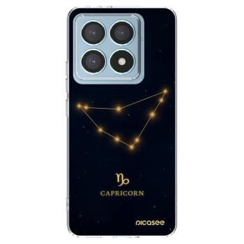Picasee silikonowe przeźroczyste etui na Xiaomi 14T Pro - CAPRICORN