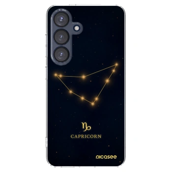 Picasee silikonowe przeźroczyste etui na Samsung Galaxy S25 5G - CAPRICORN