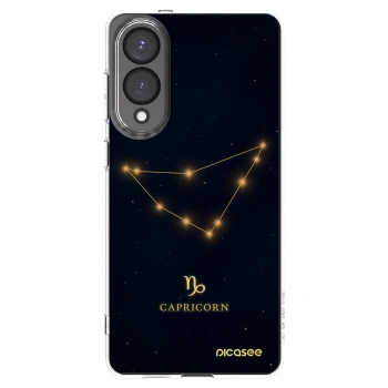 Picasee silikonowe przeźroczyste etui na Samsung Galaxy S25 Edge 5G - CAPRICORN