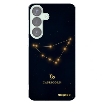 Picasee silikonowe przeźroczyste etui na Samsung Galaxy S25+ 5G - CAPRICORN