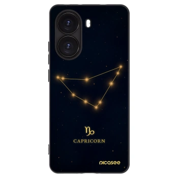 Picasee silikonowe czarne etui na Xiaomi Poco X7 Pro 5G - CAPRICORN