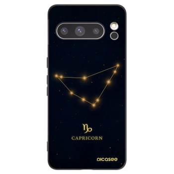Picasee silikonowe czarne etui na Google Pixel 8 Pro - CAPRICORN