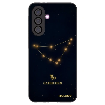 Picasee silikonowe czarne etui na Samsung Galaxy A56 5G A566B - CAPRICORN
