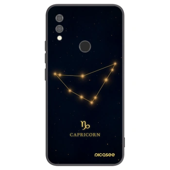 Picasee silikonowe czarne etui na Xiaomi Redmi Note 7 - CAPRICORN