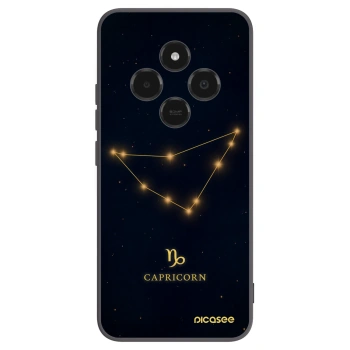 Picasee silikonowe czarne etui na Xiaomi Poco C75 - CAPRICORN