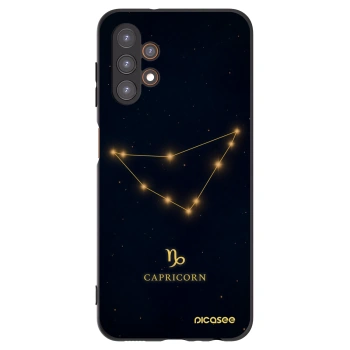 Picasee silikonowe czarne etui na Samsung Galaxy A13 5G - CAPRICORN