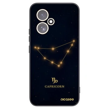Picasee silikonowe czarne etui na Honor 400 5G - CAPRICORN