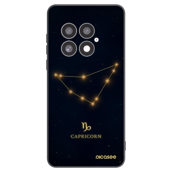 Picasee silikonowe czarne etui na OnePlus 13 5G - CAPRICORN