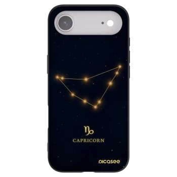Picasee silikonowe czarne etui na Apple iPhone Air - CAPRICORN