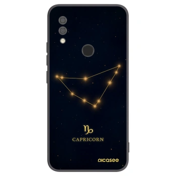 Picasee silikonowe czarne etui na Xiaomi Redmi 7 - CAPRICORN