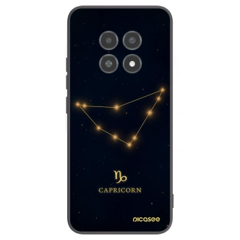 Picasee silikonowe czarne etui na Realme 12X - CAPRICORN