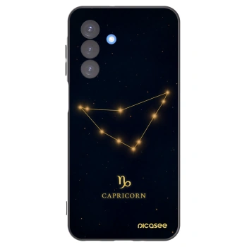 Picasee silikonowe czarne etui na Samsung Galaxy A17 5G - CAPRICORN