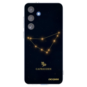 Picasee silikonowe przeźroczyste etui na Samsung Galaxy S25 FE 5G - CAPRICORN