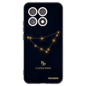 Picasee silikonowe czarne etui na Xiaomi 15T - CAPRICORN