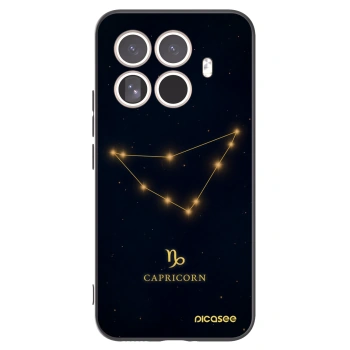 Picasee silikonowe czarne etui na Xiaomi 15T Pro - CAPRICORN